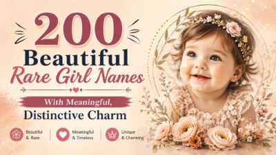 200 beautiful rare girl names with meaningful and distinctive charm for baby girls