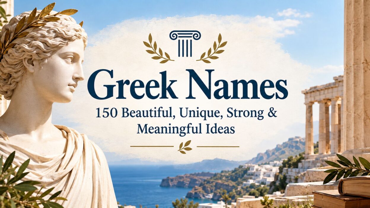 Greek Names 150 beautiful unique strong and meaningful name ideas with Greek mythology theme