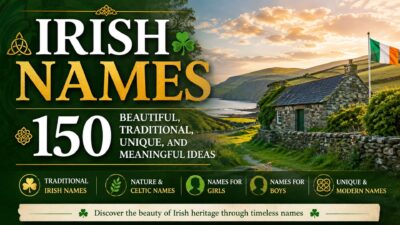 Irish names 150 beautiful traditional unique and meaningful ideas with Celtic countryside