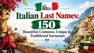 Italian last names featuring 150 beautiful, common, unique, and traditional surnames