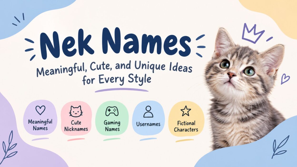 Nek Names: Meaningful, Cute, and Unique Ideas for Every Style