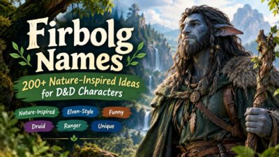 Firbolg names featuring 200+ nature-inspired ideas for D&D characters