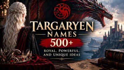 Targaryen names featuring 500+ royal, powerful, and unique ideas inspired by dragons and fantasy royalty.